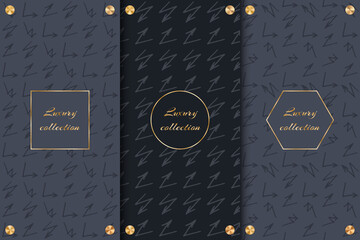 Luxury cover with arrows