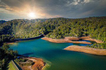 New Zealand - Waitakere Dam - Low Water - Auckland 