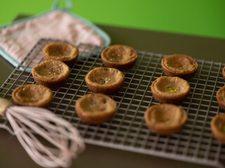 Baking Cookies at Home with Green Screen Background