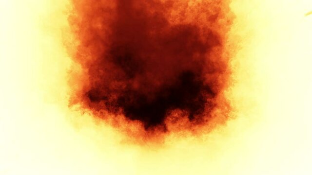 Abstract animation background. motion of fire, dust