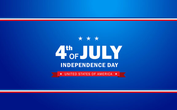 July 4th Independence day background.