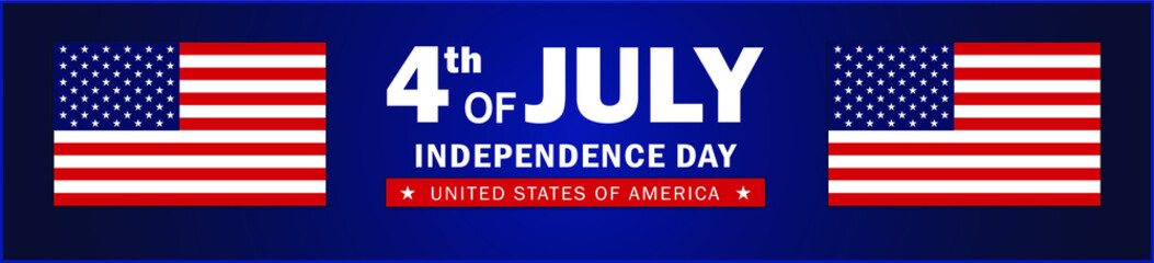 4th of July Independence day background. Perfect for invitations or announcements.