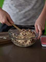 Baking Cookies at Home with Green Screen Background