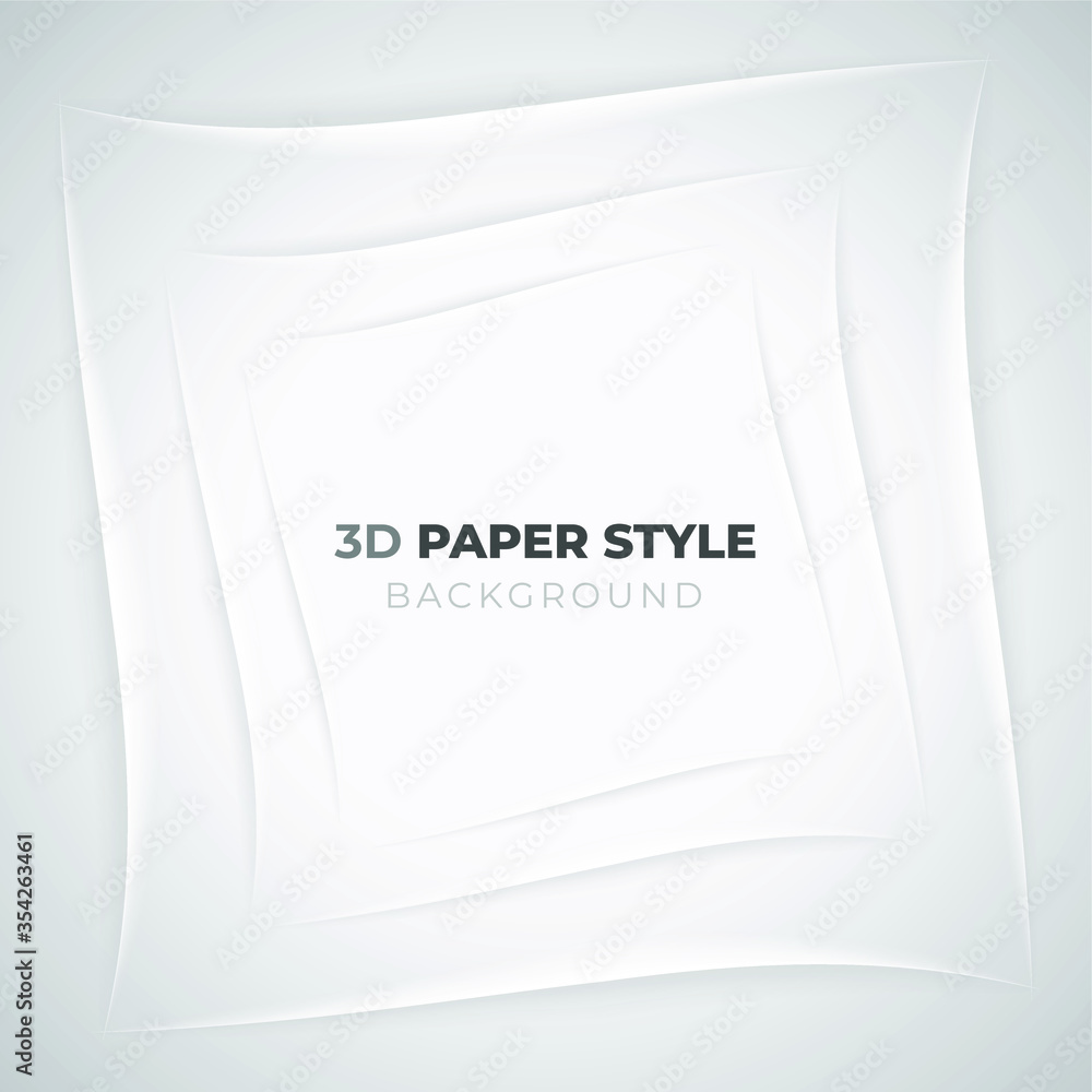 Poster folded paper background . isolated vector elements