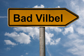 Obraz premium Wegweiser Bad Vilbel