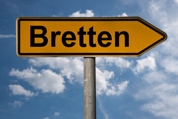 Obraz premium Wegweiser Bretten