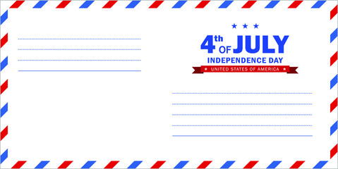 4th of July Independence day background. Perfect for invitations or announcements.