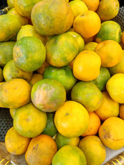 Local oranges in the market