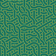 Fototapeta premium Colour Hexagon Tile Connection art background design illustration