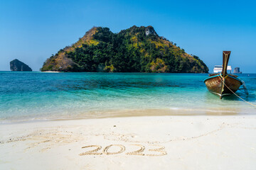 The year 2023 in the sand