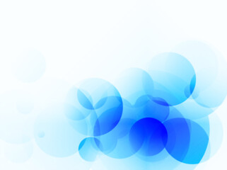 Abstract background with transparent circles.