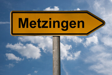 Wegweiser Metzingen
