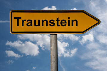 Wegweiser Traunstein