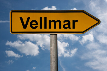 Obraz premium Wegweiser Vellmar
