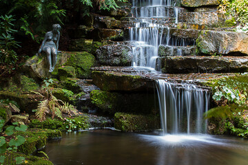 Wasserfall Botanischer Garten