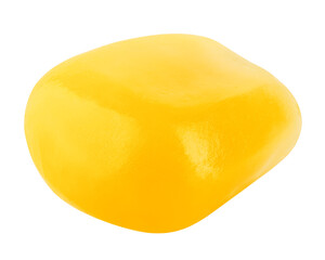 corn seed isolated on white background, clipping path, full depth of field