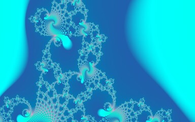 Abstract openwork fractal pattern background