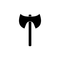 Axe icon, logo isolated on white background