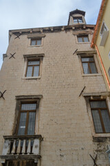 SPLIT, CROATIA - JUNE 15: Walking in old city in Split, Croatia on June 15, 2019.