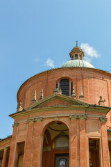 Famous sanctuary on the hill near Bologna Santuario della Madonna di San Luca