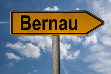 Obraz premium Wegweiser Bernau