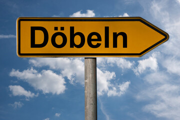 Obraz premium Wegweiser Döbeln