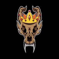 The skull of the king of heaven