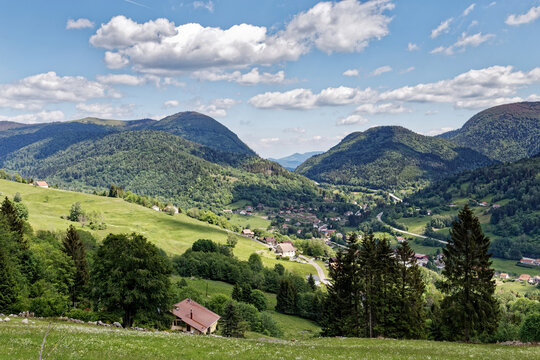 Village de Bussang dans les Vosges
