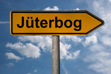 Obraz premium Wegweiser Jüterbog