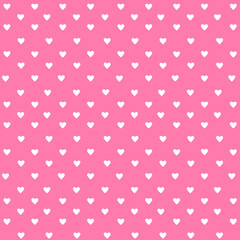 Vector background with hearts. Pink background to decorate the maiden party. Paper design for a little princess. Bright pink abstract pattern for inviting kids.