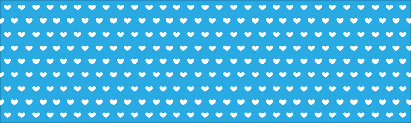 Vector background with hearts. Blue background to decorate the maiden party. Paper design for a little boy. Bright blue abstract pattern for inviting kids.
