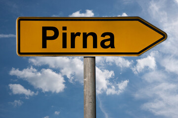Obraz premium Wegweiser Pirna