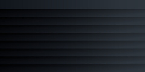 Obraz premium Black line presentation background with 3d shape. 3d illustration, 3d rendering.