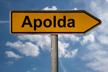 Wegweiser Apolda