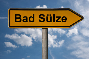 Obraz premium Wegweiser Bad Sülze