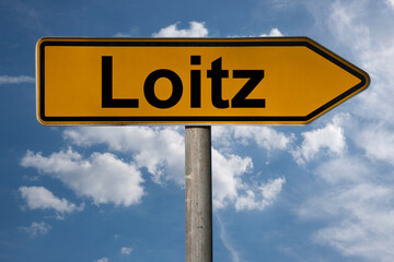 Wegweiser Loitz