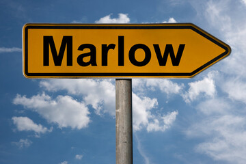 Obraz premium Wegweiser Marlow