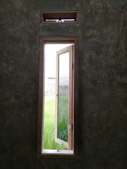 window in the new built house