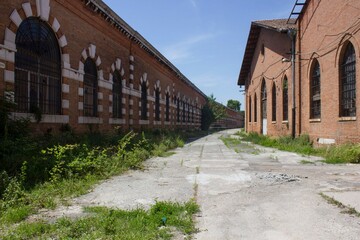 alley inside the ancient complex of Venice Arsenale