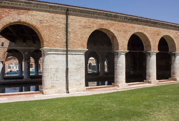 Fototapeta premium Ancient building of Venice Arsenale complex, Italy