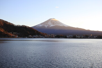 Mount Fuji in Japan at Kawaguchiko