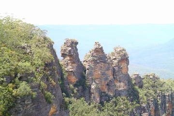 Photo sur Plexiglas Trois sœurs Three Sisters at Blue Mountains National Park in NSW Australia   