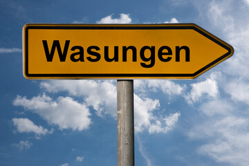 Wegweiser Wasungen