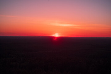 Fototapeta na wymiar Sonnenuntergang im Spreewald