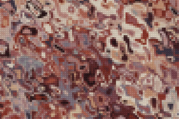 Geometric pattern with different colorful figures. Vector EPS 10 background for poster, banner, wallpaper, flyer, brochure