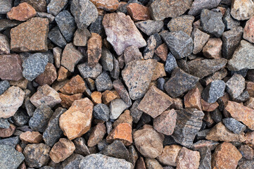 texture of crushed stone yellow-blue color