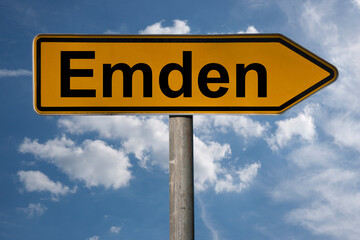 Obraz premium Wegweiser Emden