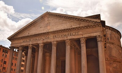Obraz premium Pantheon in the city of Rome