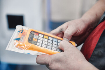 The process of setting up and assembling an industrial machine
