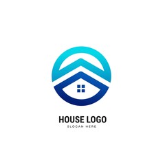 Modern House Logo Design Vector Template